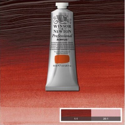 Se Winsor & Newton - Akrylmaling - Quinacridone Burnt Orange 60 Ml hos Gucca.dk