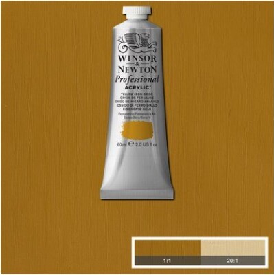 Winsor & Newton - Akrylmaling - Yellow Iron Oxide 60 Ml