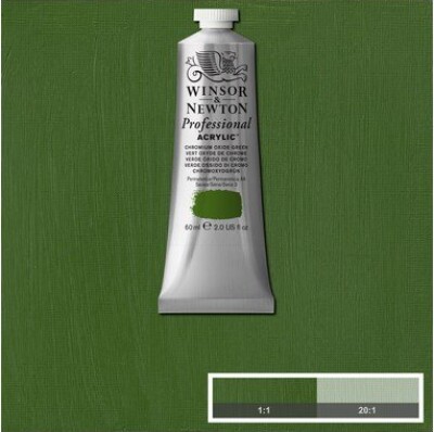 Winsor & Newton - Akrylmaling - Chromium Oxide Green 60 Ml