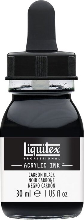 Liquitex - Acrylic Ink Blæk - Carbon Black 30 Ml