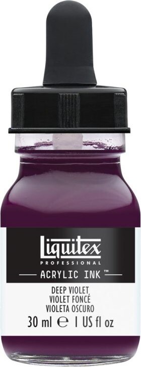 Se Liquitex - Acrylic Ink Blæk - Deep Violet 30 Ml hos Gucca.dk