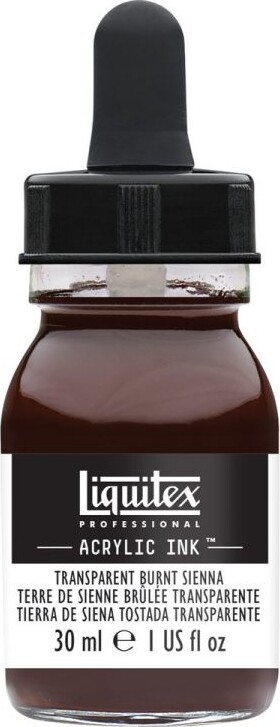 Liquitex - Acrylic Ink - Transparent Burnt Sienna 30 Ml