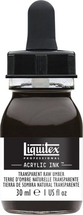 Liquitex - Acrylic Ink - Transparent Raw Umber 30 Ml