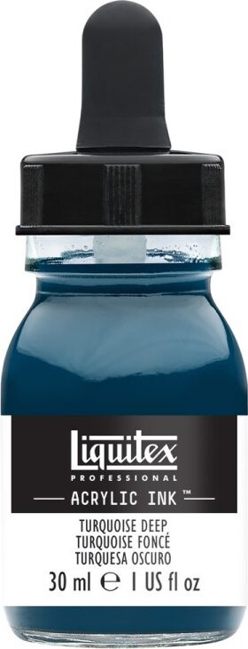 Liquitex - Acrylic Ink Blæk - Turquoise Deep 30 Ml