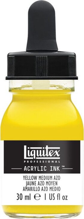 Liquitex - Acrylic Ink Blæk - Yellow Medium Azo 30 Ml