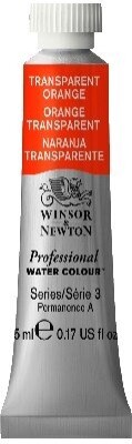 Winsor & Newton - Akvarelfarve - Transparent Orange 5 Ml