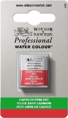 Winsor & Newton - Akvarelfarve 1/2 Pan - Cadmium Free Red