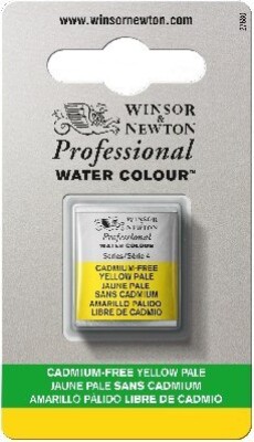 Winsor & Newton - Akvarelfarve 1/2 Pan - Cadmium Free Yellow Pale