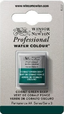 Winsor & Newton - Akvarelfarve 1/2 Pan - Cobalt Green Deep