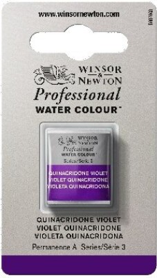 Winsor & Newton - Akvarelfarve 1/2 Pan - Quinacridone Violet