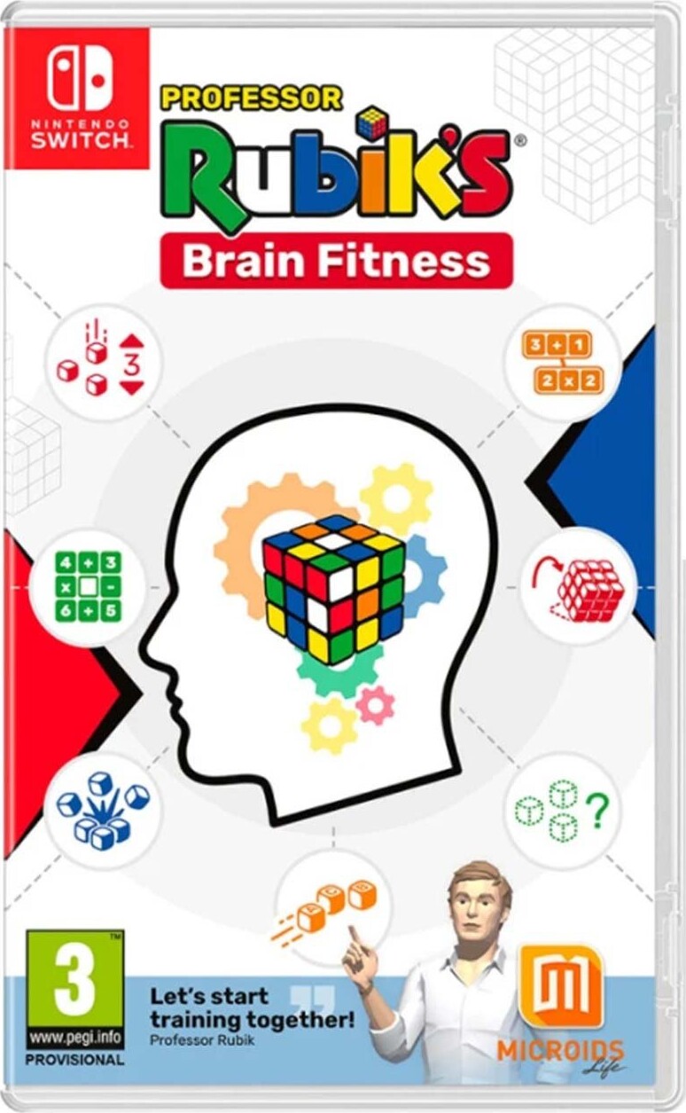 Professor Rubik's Brain Fitness - Kode I Boks - Nintendo Switch