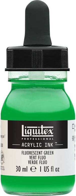 Liquitex - Acrylic Ink Blæk - Fluorescent Green 30 Ml