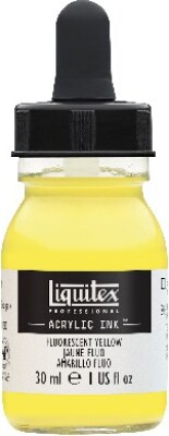 Liquitex - Acrylic Ink Blæk - Fluorescent Yellow 30 Ml