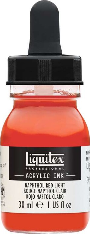 Liquitex - Acrylic Ink Blæk - Naphthol Red Light 30 Ml