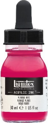 Liquitex - Acrylic Ink Blæk - Rubine Red 30 Ml