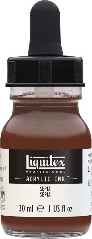 Liquitex - Acrylic Ink Blæk - Sepia 30 Ml