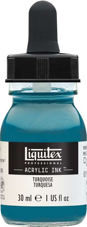 Liquitex - Acrylic Ink Blæk - Turquoise 30 Ml