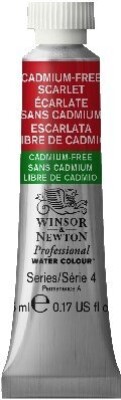 Winsor & Newton - Akvarelfarve - Cadmium Free Scarlet 5 Ml