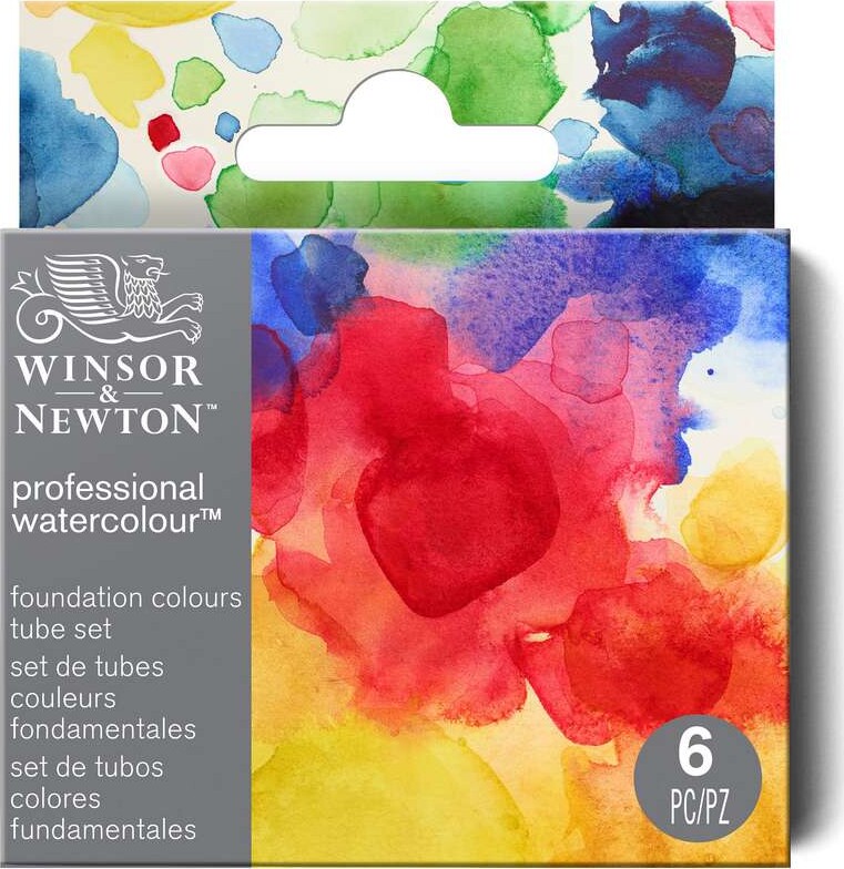 Proff. Watercolour Set 6x5ml, Foundation - 0190833 - Winsor & Newton