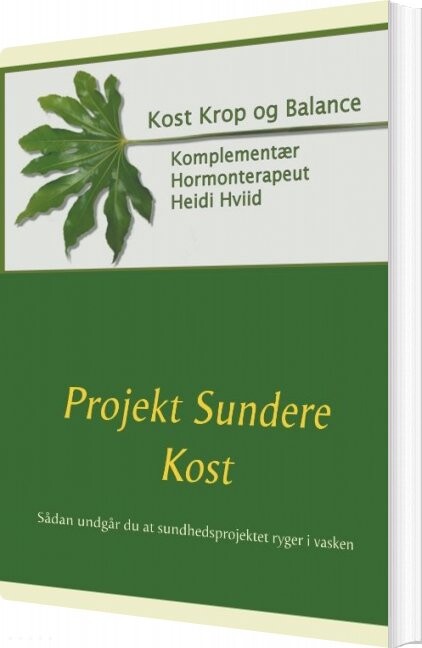 Billede af Projekt Sundere Kost - Heidi Hviid - Bog