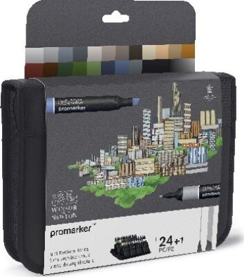 Promarker 24 Architectural Tones - 0290163