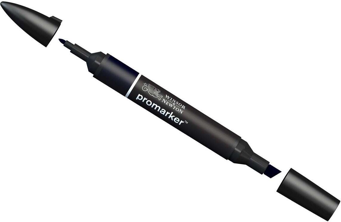 Winsor & Newton - Promarker Tusch - Blå Sort