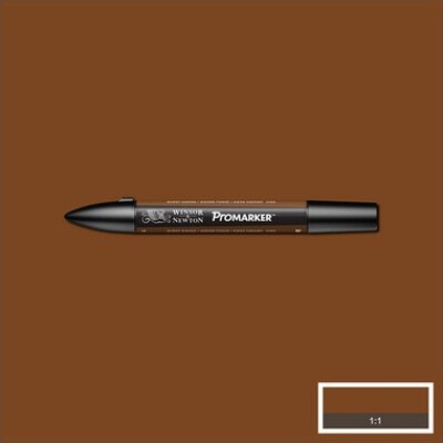 Billede af Winsor & Newton - Promarker Brush - Brændt Sienna Brun O324