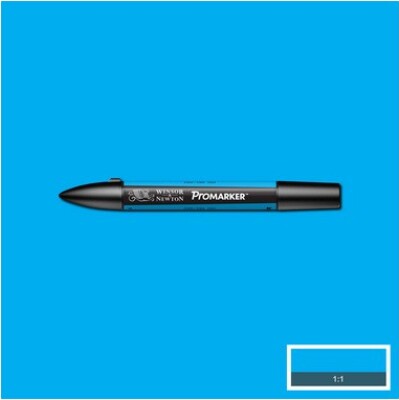 Winsor & Newton - Promarker Brush - Cyan Blå C847