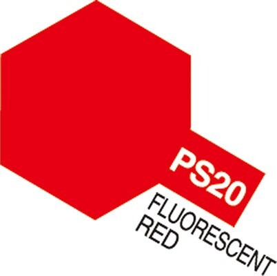 Tamiya Spraymaling - Ps-20 Fluorescent Red - 86020