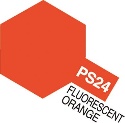 Tamiya Spraymaling - Ps-24 Fluorescent Orange - 86024