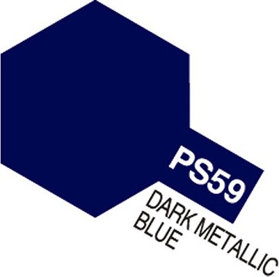 Tamiya Spraymaling - Ps-59 Dark Metallic Blue - 86059