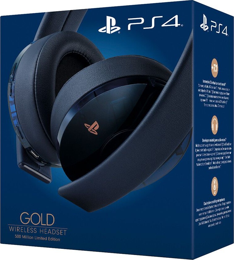 Ps4 500 Million Limited Edition Gold Headset