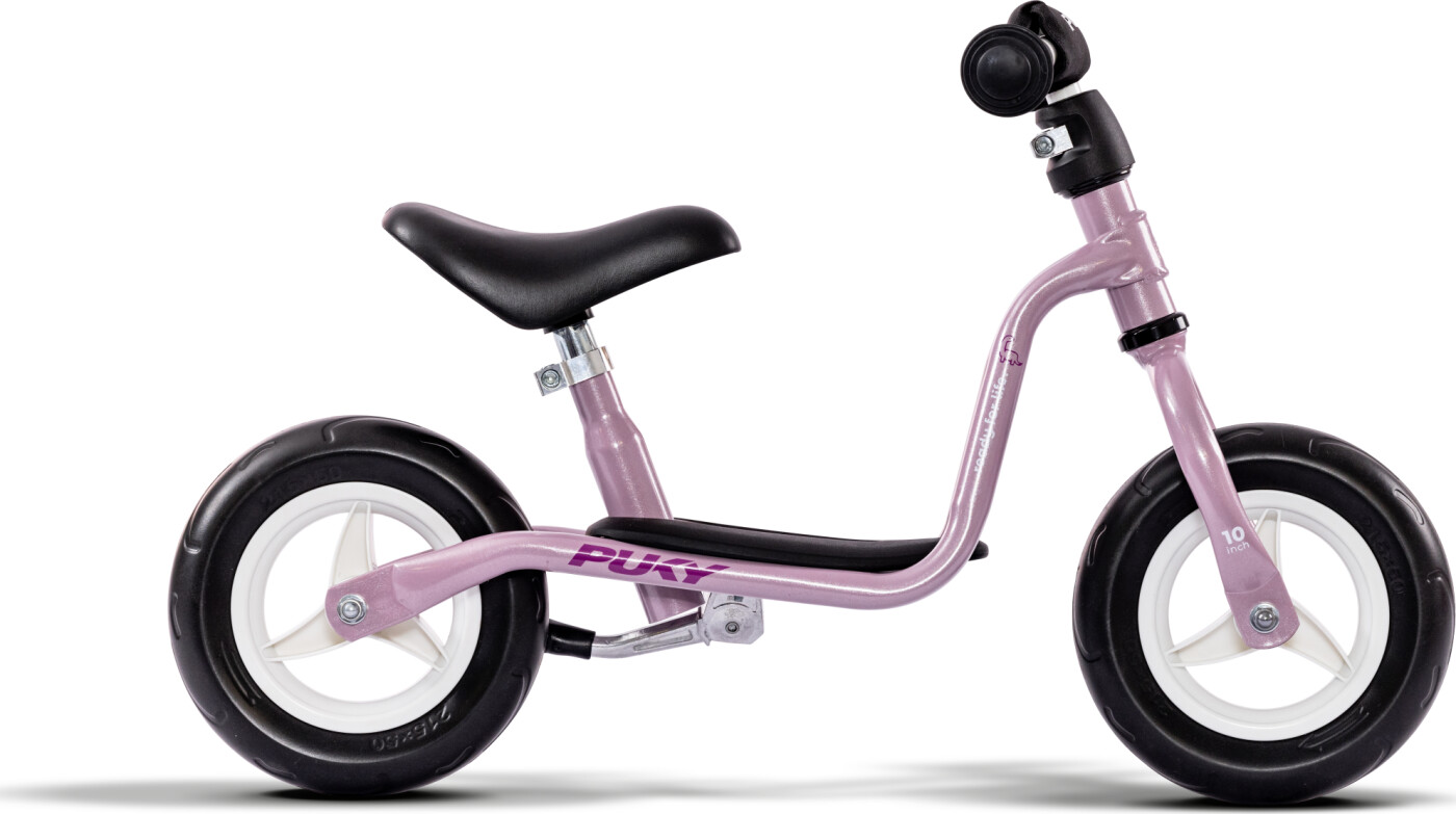 Løbecykel - LR M perlemorspink - med støttefod