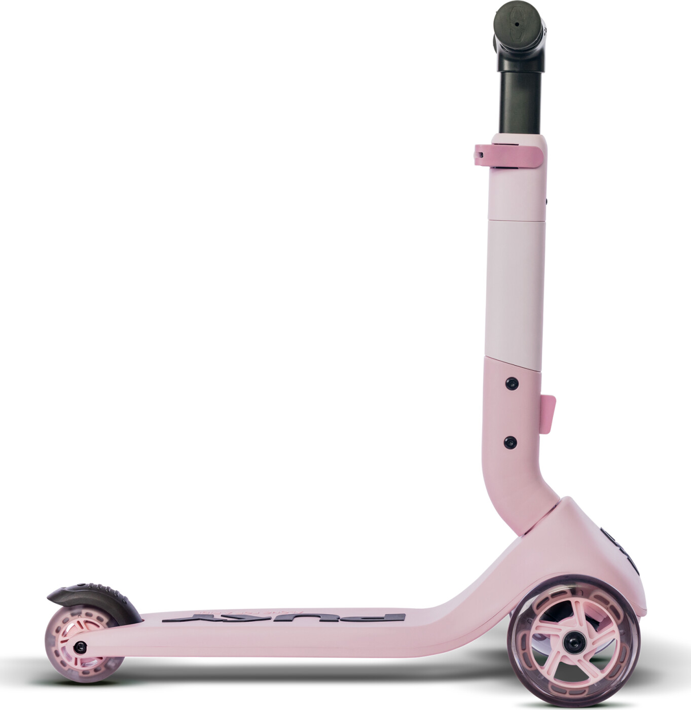 Puky - Push - Raspberry - Trehjulet Løbehjul Med Led Dæk