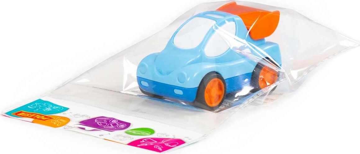 Legetøjs Racerbil - Pull-back - Polesie - Assorteret