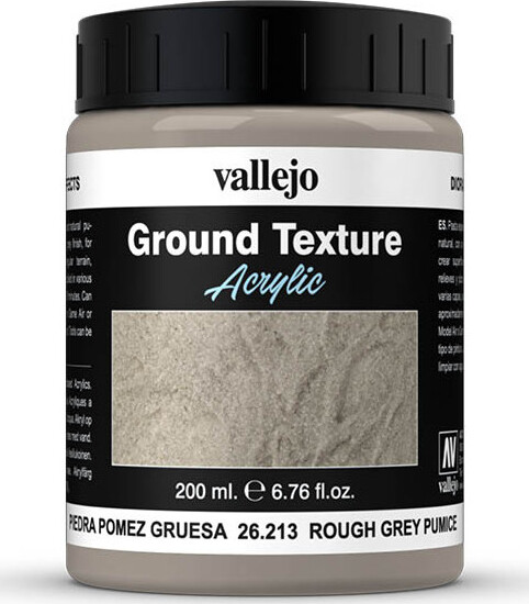 Billede af Vallejo - Ground Texture - Rough Grey Pumice 200 Ml hos Gucca.dk
