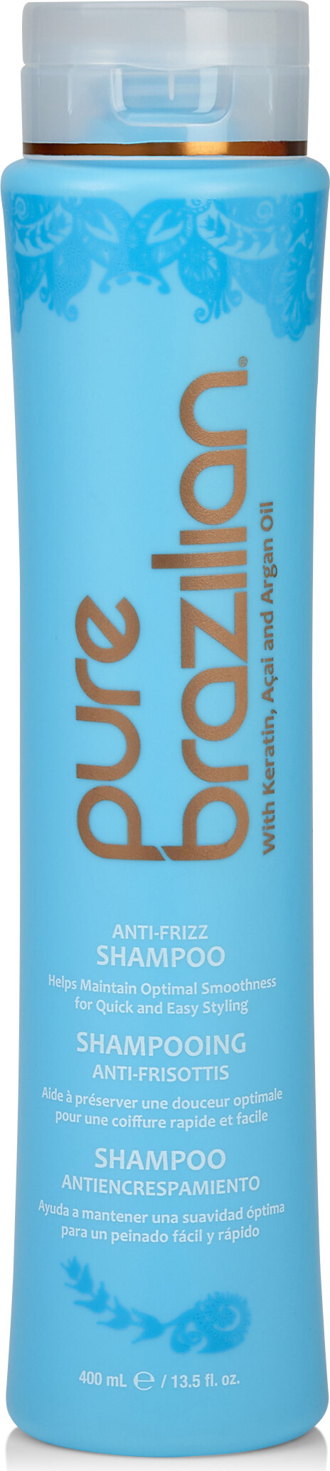 Pure Brazillian - Anti-frizz Shampoo - 400 Ml