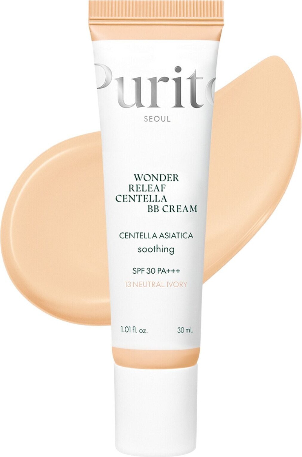 Purito Seoul - Cica Clearing Bb Cream - Neutral Ivory 30 Ml