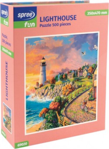 Puslespil 500 Brk - I Bogboks 35 X 47 Cm