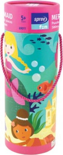 Spree Fun 69011 - Puslespil I Cylinderbox - Havfrue