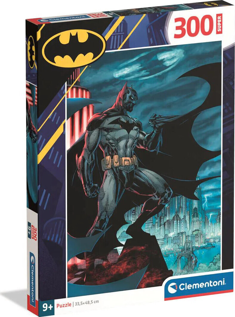 Clementoni Puslespil - Batman - 300 Brikker