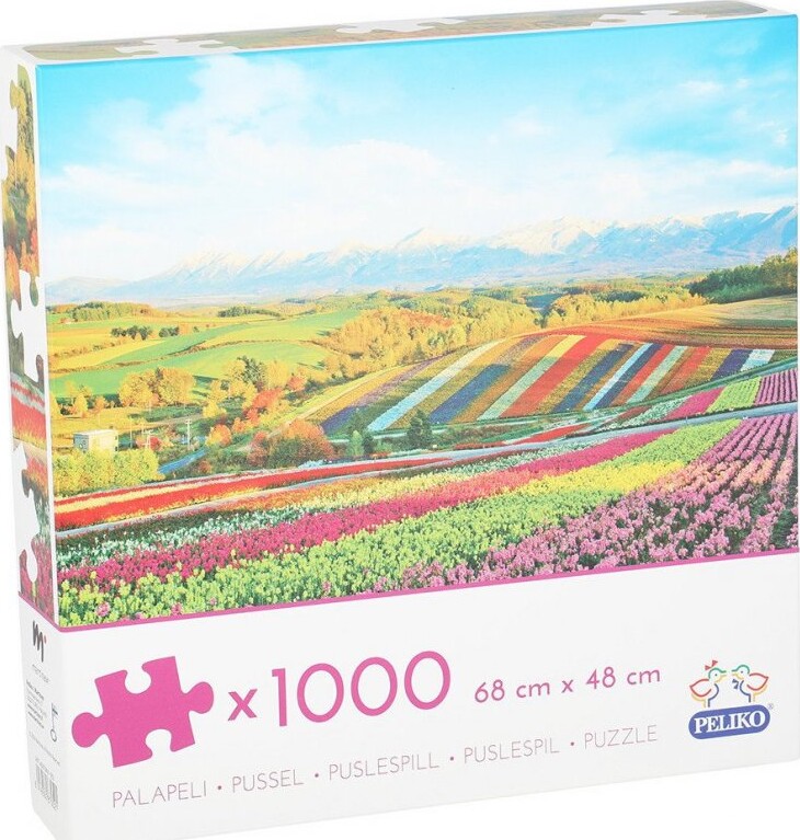 Blomster Puslespil - 1000 Brikker - Peliko
