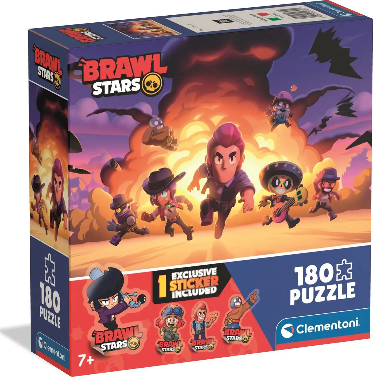 Clementoni - Brawl Stars Puzzle 2026 - 180 Brikker