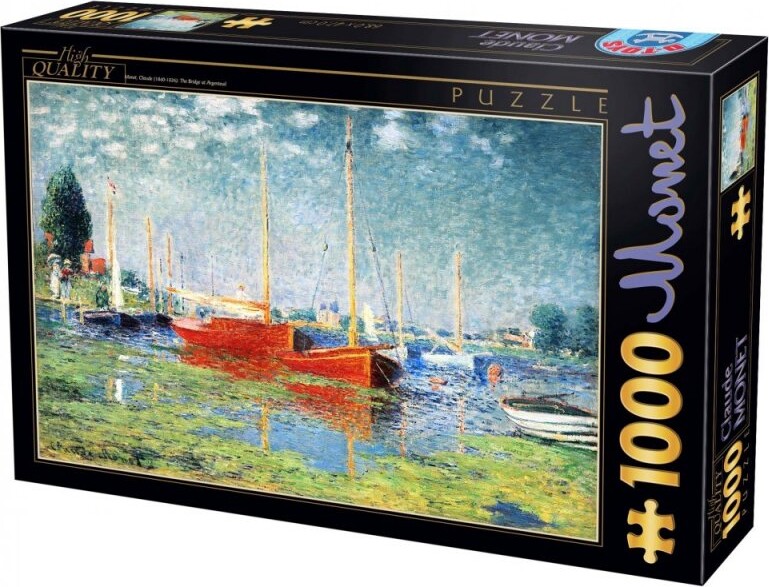 Puslespil Med 1000 Brikker - Claude Monet - Argenteuil
