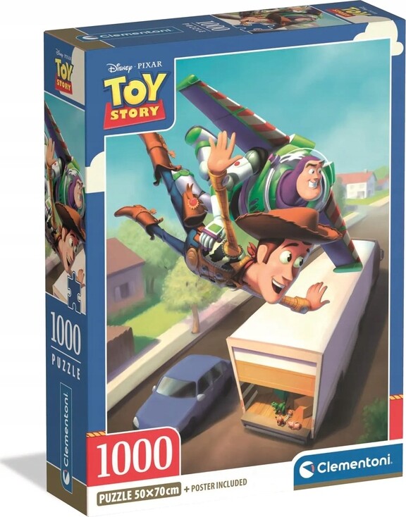 Clementoni - Toy Story Puslespil - 1000 Brikker - Disney Pixar