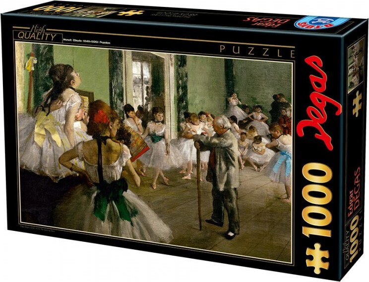Se Puslespil Med 1000 Brikker - Danseklassen - Edgar Degas hos Gucca.dk