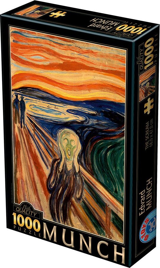 Puslespil Med 1000 Brikker - Skriget Af Edvard Munch