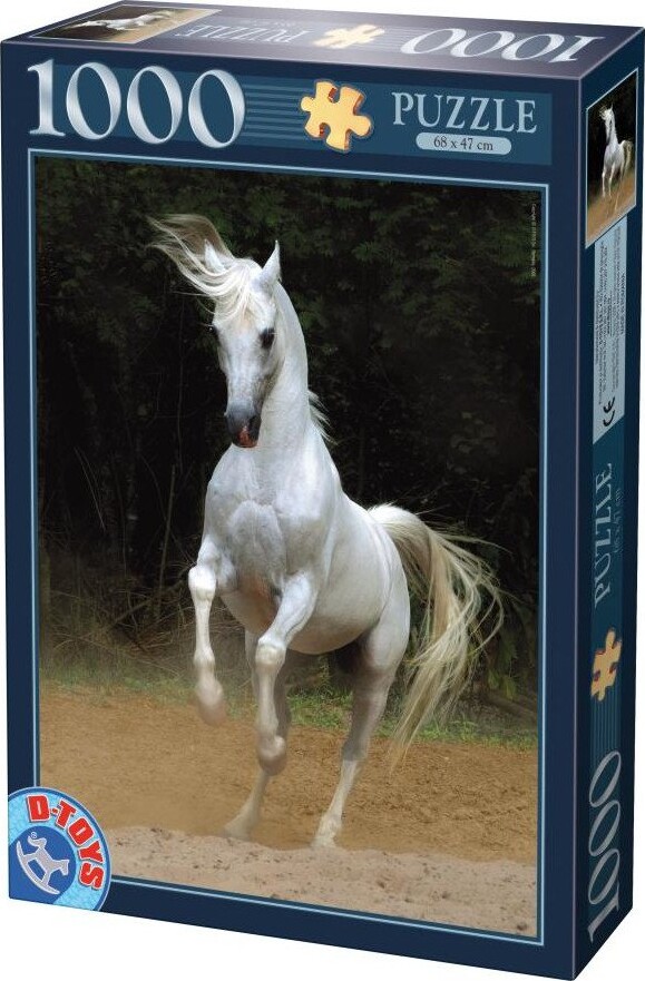 Puslespil Med 1000 Brikker - Hvid Hest