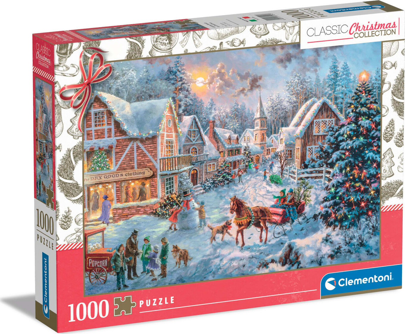 Clementoni - Klar Til Jul Puslespil - 1000 Brikker - Christmas
