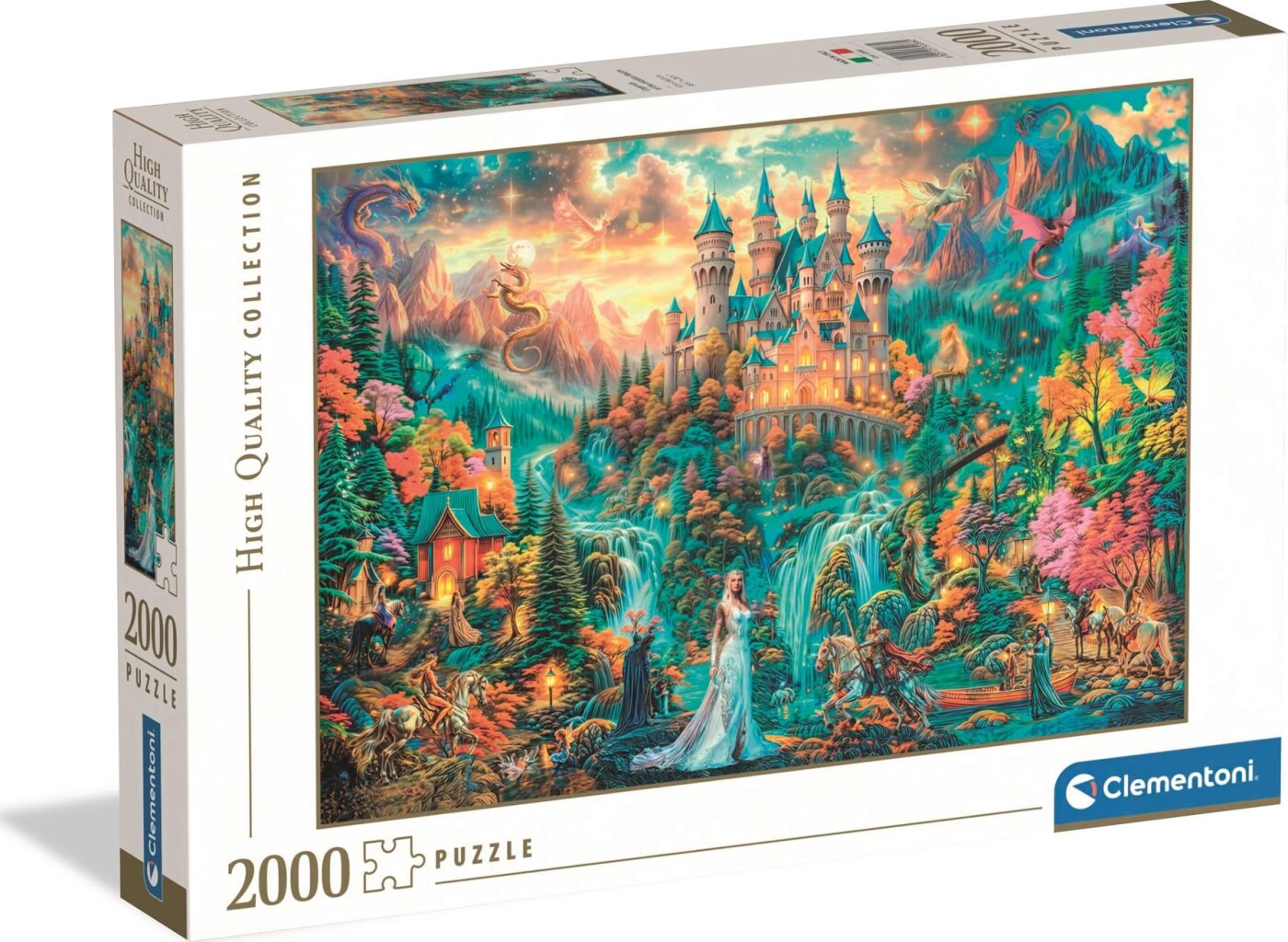 Clementoni - Legender Fra Det Skjulte Rige Puslespil - 2000 Brikker